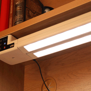 독서실 스탠드 이중램프 LED 학습조명_디밍 색온도조절, 시력보호